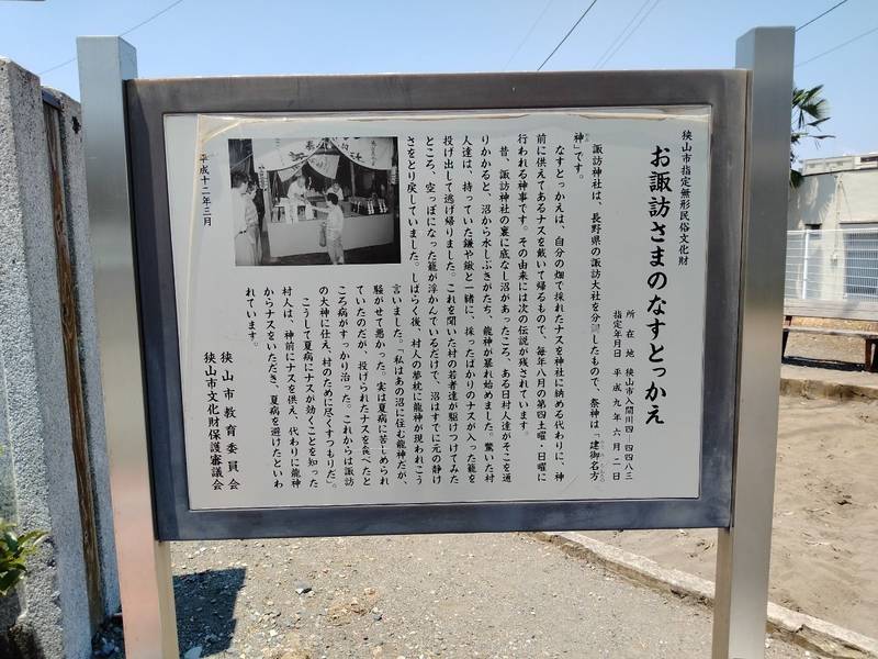 入間川諏訪神社,埼玉県狭山市入間川４丁目２−４１