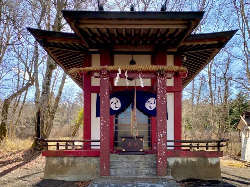 加古坂神社,山梨県南都留郡山中湖村平野
