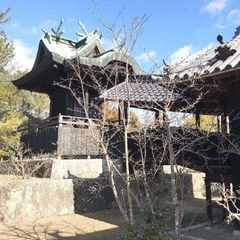 上二万神社,岡山県倉敷市真備町上二万