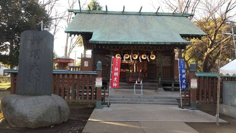 中丸子神明大神       (中丸子神社),神奈川県川崎市中原区中丸子492