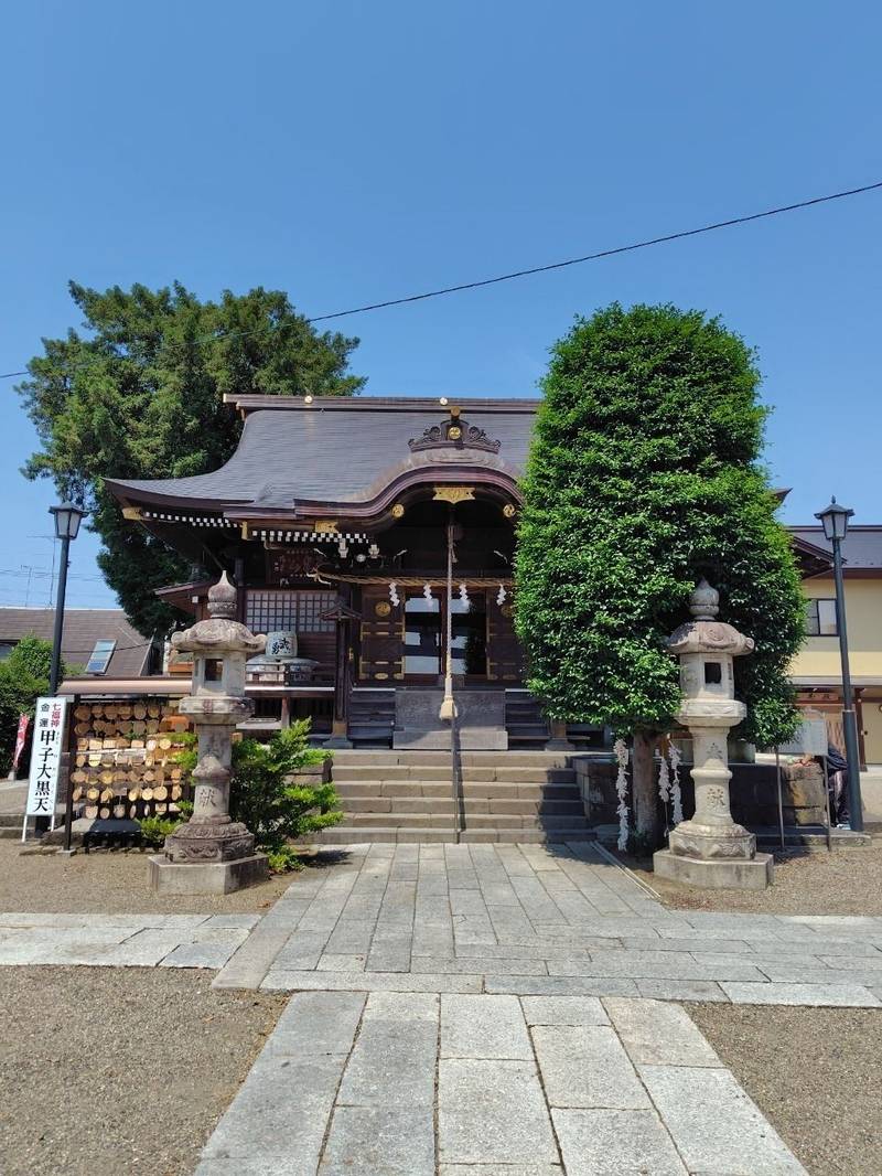健田須賀神社,茨城県結城市結城195