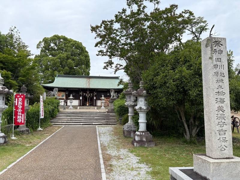 柳澤神社    (郡山城天守跡),奈良県大和郡山市城内町2-18