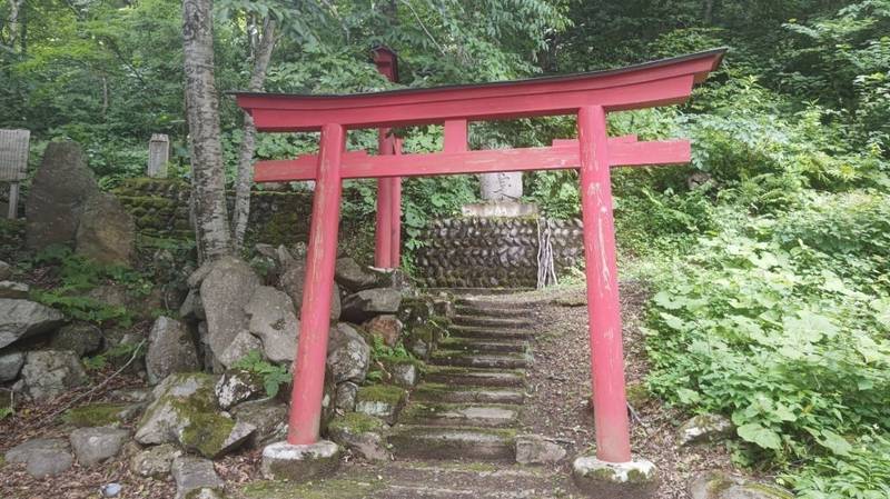 薬師神社   (夏油),岩手県北上市和賀町岩崎新田