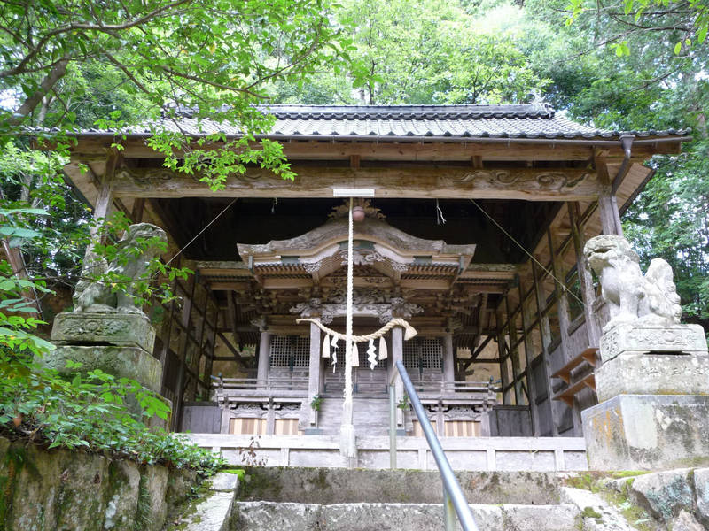 八幡神社  (山東町溝黒),兵庫県朝来市山東町溝黒５３７