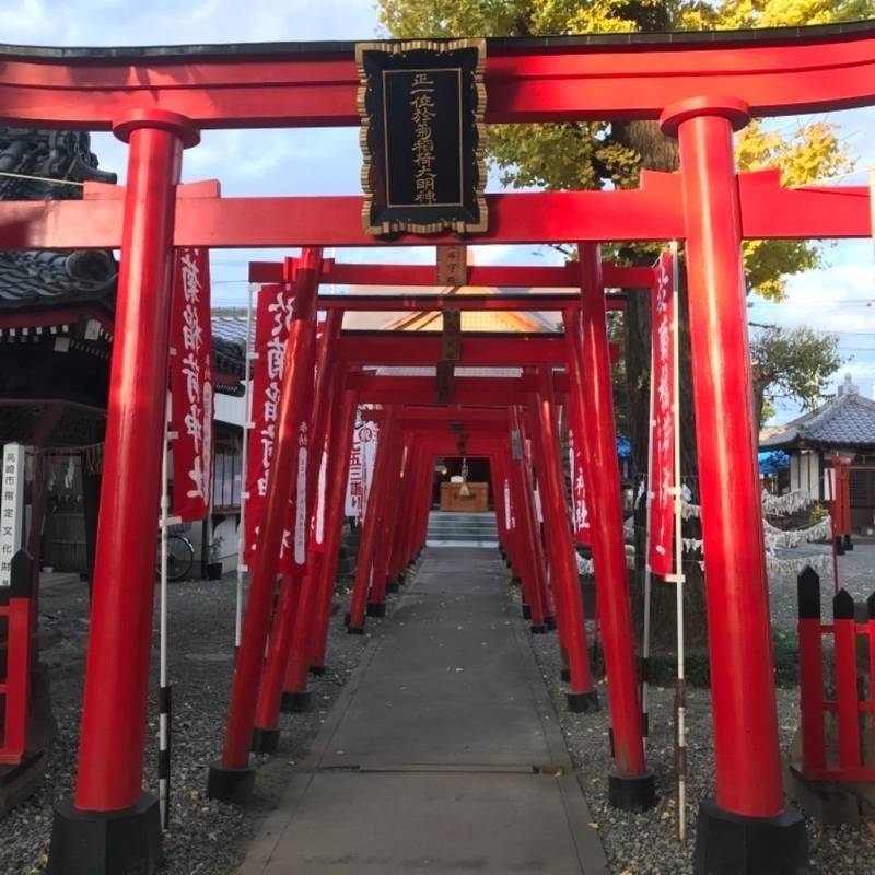 於菊稲荷神社 高崎市 群馬県 Omairi おまいり