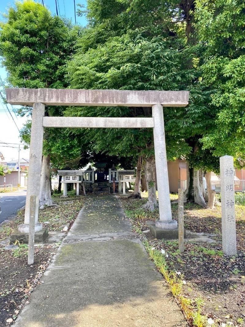 神明神社  (岐阜市茜部本郷),岐阜県岐阜市茜部本郷３丁目２０