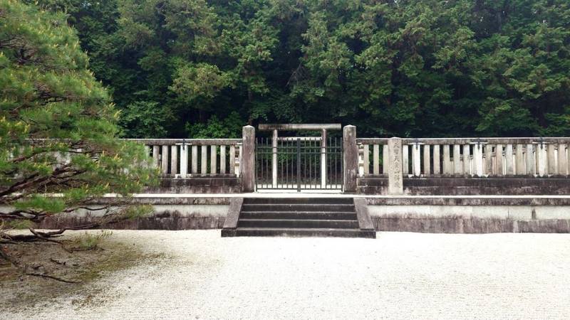 山科陵 (天智天皇陵),京都府京都市山科区御陵上御廟野町