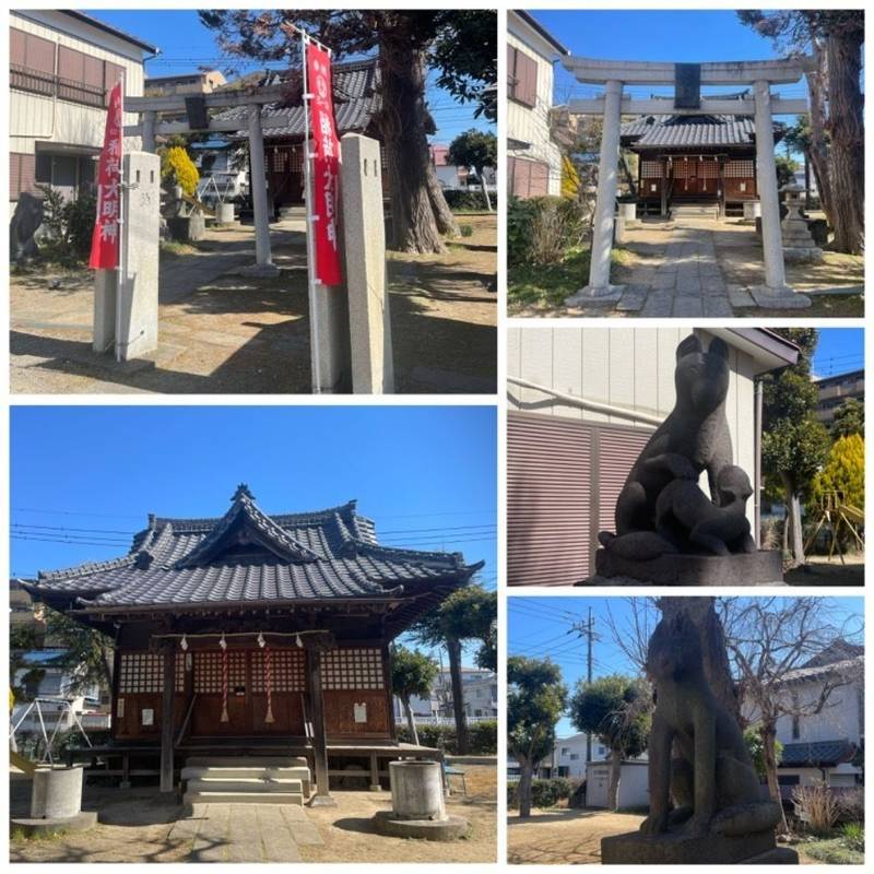 谷古宇稲荷神社,埼玉県草加市神明二丁目2-25